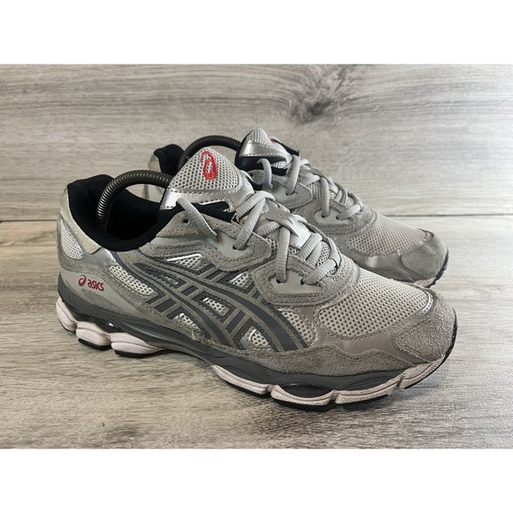 ASICS GEL-NYC Running Shoes Sneakers Mens Size 8 Oyster Grey 1201A789-103